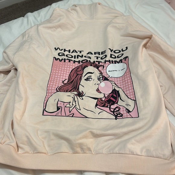 BOYS LIE Light pink zip up hoodie - Picture 7 of 7